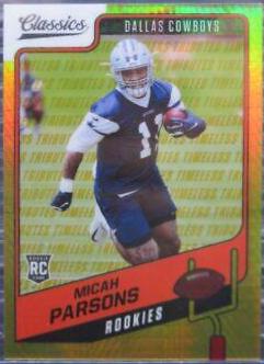 Micah Parsons [H2 Premium Edition Timeless Tributes Gold] #196