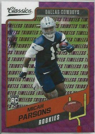 Micah Parsons [H2 Premium Edition Timeless Tributes Purple] #196