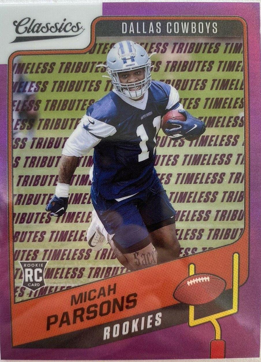 Micah Parsons [Premium Edition Timeless Tributes Purple] #196