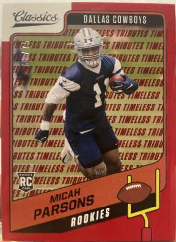 Micah Parsons [Timeless Tributes Red] #196