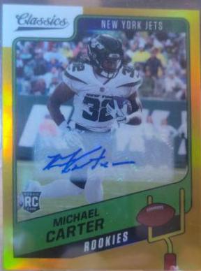 Michael Carter [Premium Edition Significant Signature Gold] #185