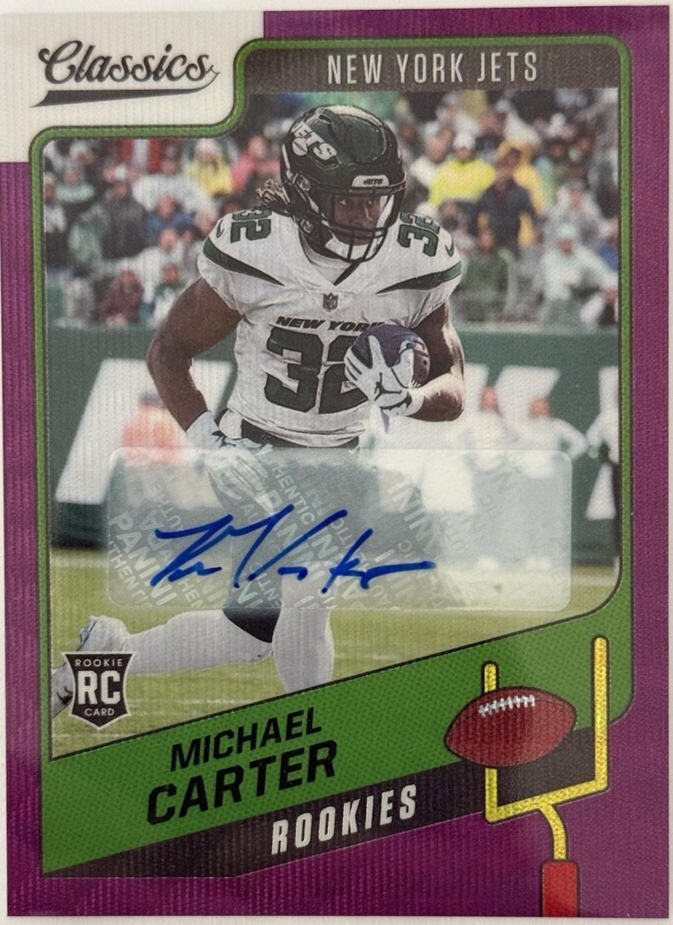 Michael Carter [Premium Edition Significant Signature Purple] #185