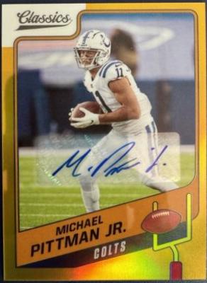 Michael Pittman Jr. [Premium Edition Significant Signature Gold] #9