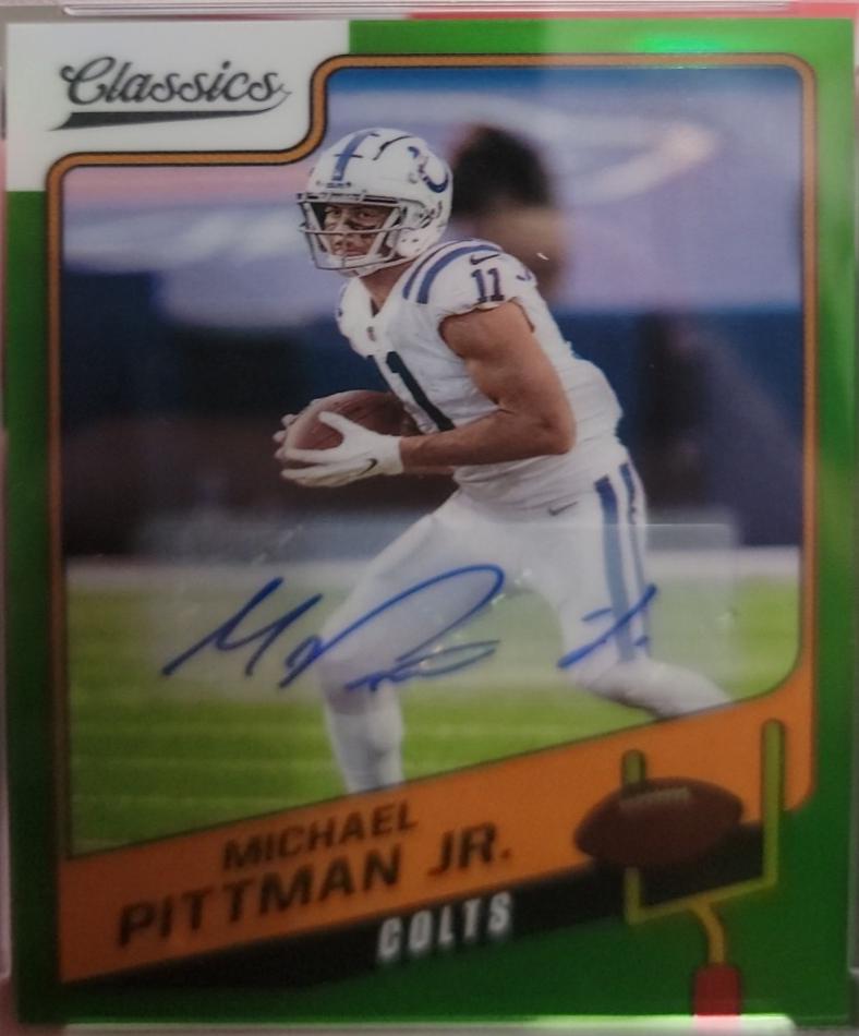 Michael Pittman Jr. [Premium Edition Significant Signature Green] #9