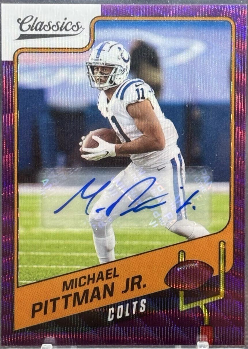 Michael Pittman Jr. [Premium Edition Significant Signature H2 Purple] #9