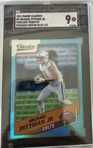 Michael Pittman Jr. [Premium Edition Timeless Tributes Blue] #9
