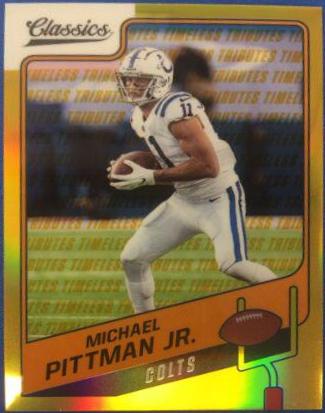 Michael Pittman Jr. [Premium Edition Timeless Tributes Gold] #9