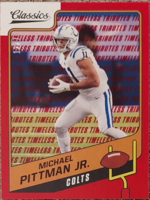 Michael Pittman Jr. [Timeless Tributes Red] #9