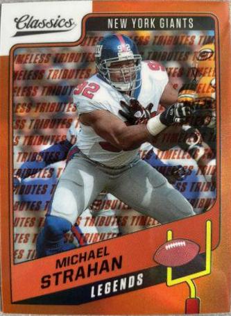 Michael Strahan [Timeless Tributes Orange] #146