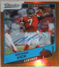 Michael Vick [Premium Edition Significant Signature Orange] #118