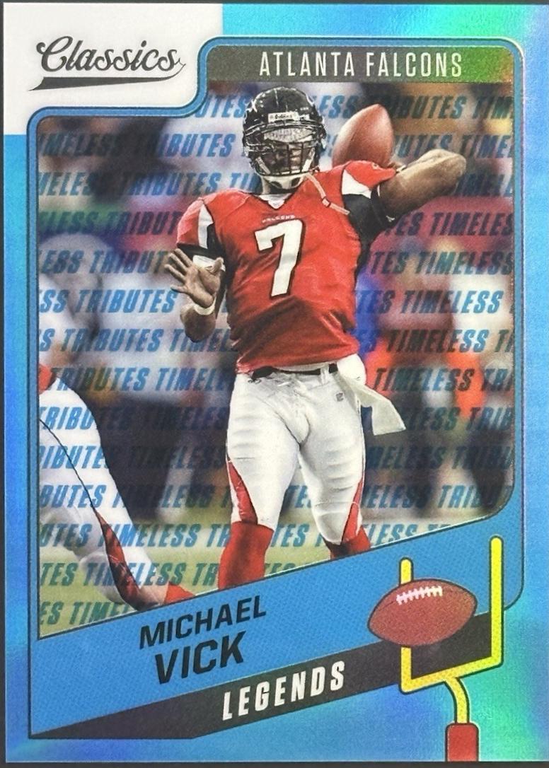 Michael Vick [Premium Edition Timeless Tributes Blue] #118