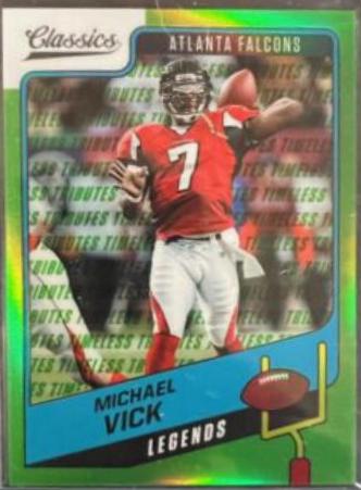 Michael Vick [Premium Edition Timeless Tributes Green] #118