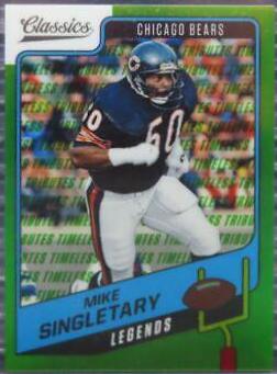 Mike Singletary [Premium Edition Timeless Tributes Green] #124
