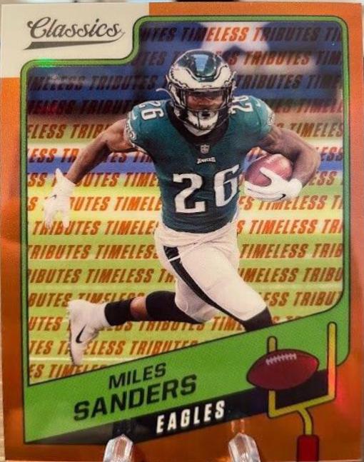 Miles Sanders [Timeless Tributes Orange] #59