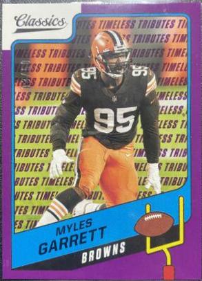 Myles Garrett [H2 Premium Edition Timeless Tributes Purple] #34