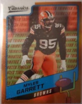 Myles Garrett [Timeless Tributes Orange] #34