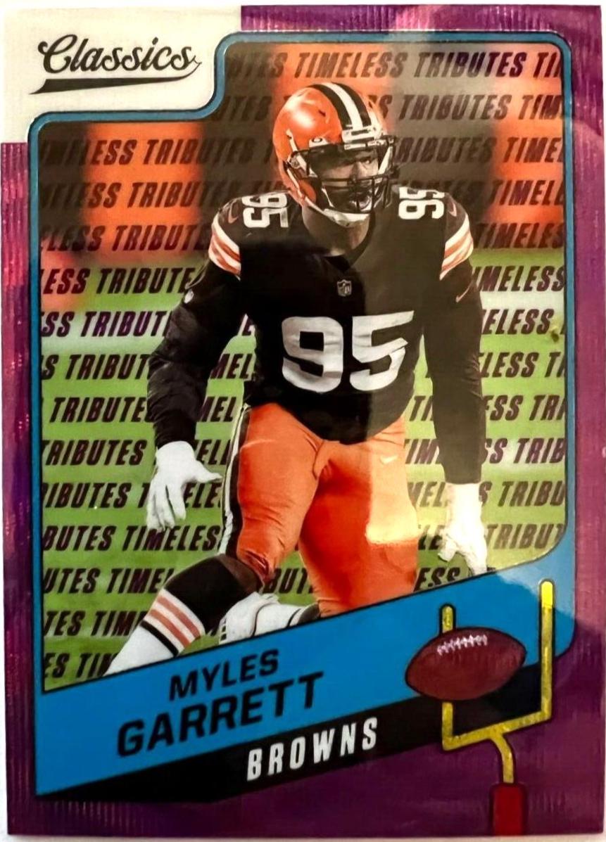 Myles Garrett [Timeless Tributes Purple] #34