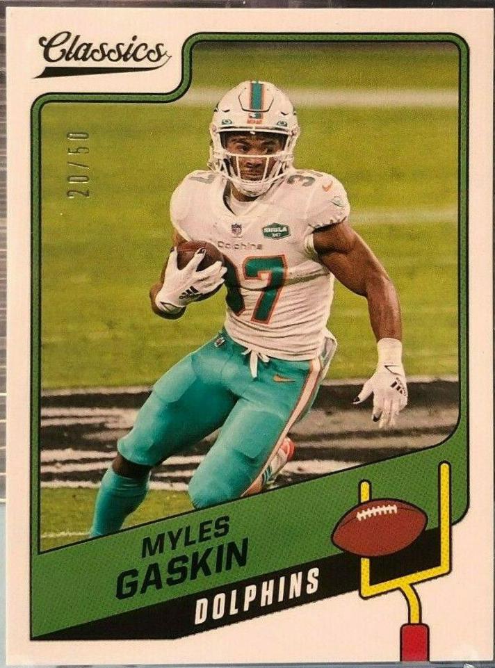 Myles Gaskin [Green Back] #68