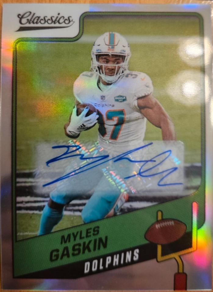 Myles Gaskin [Premium Edition Significant Signature] #68