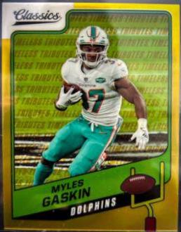 Myles Gaskin [Timeless Tributes Gold] #68