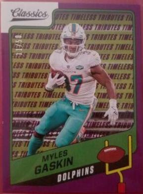 Myles Gaskin [Timeless Tributes Purple] #68
