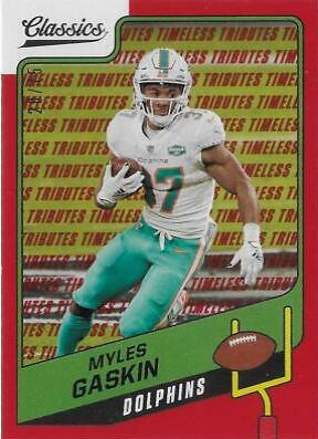 Myles Gaskin [Timeless Tributes Red] #68