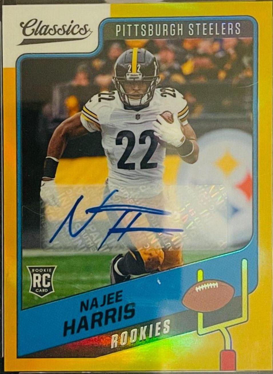 Najee Harris [Premium Edition Significant Signature Gold] #163