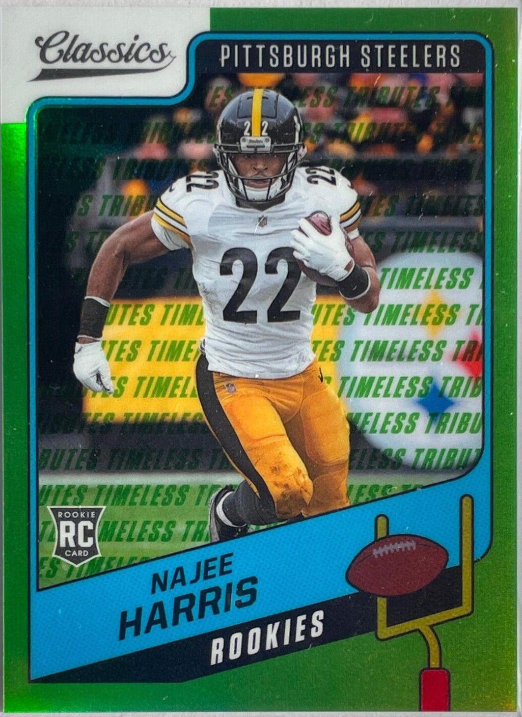 Najee Harris [Premium Edition Timeless Tributes Green] #163