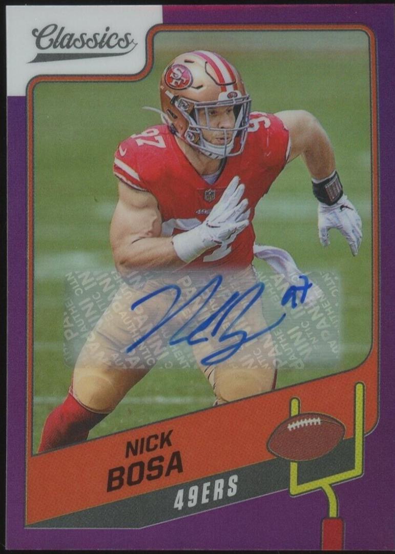 Nick Bosa [Premium Edition Significant Signature Purple] #84