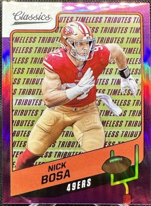 Nick Bosa [Premium Edition Timeless Tributes Purple] #84