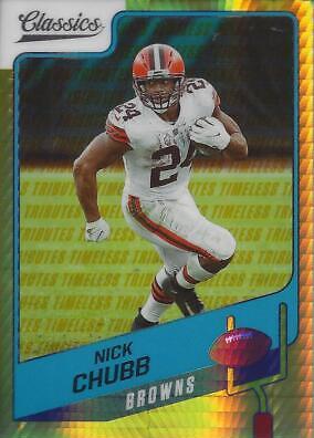 Nick Chubb [H2 Premium Edition Timeless Tributes Gold] #33