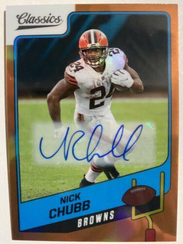 Nick Chubb [Premium Edition Significant Signature Gold] #33