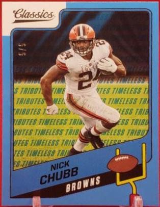 Nick Chubb [Timeless Tributes Blue] #33