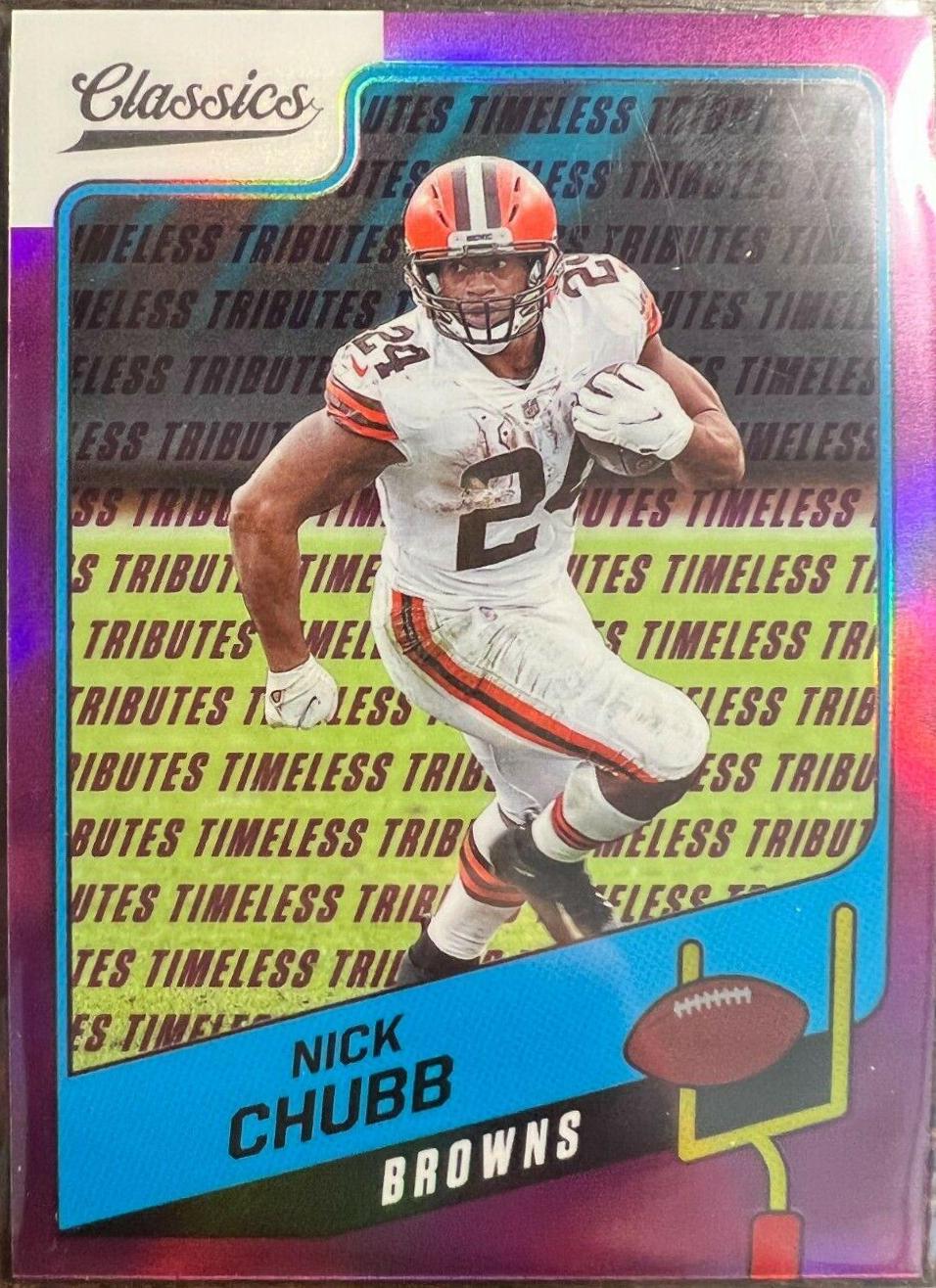 Nick Chubb [Timeless Tributes Purple] #33