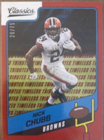 Nick Chubb [Timeless Tributes Red] #33
