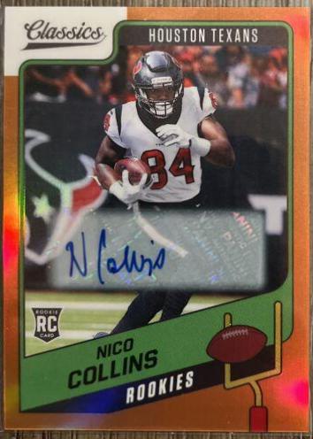 Nico Collins [Premium Edition Significant Signature Orange] #180