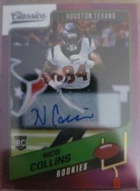 Nico Collins [Premium Edition Significant Signature Purple] #180