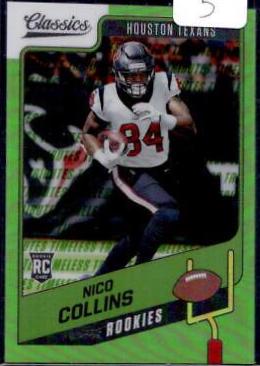 Nico Collins [Premium Edition Timeless Tributes Green] #180
