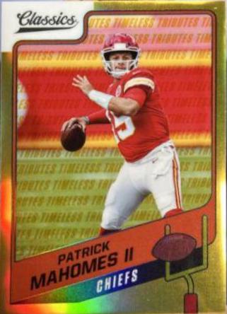Patrick Mahomes II [Premium Edition Timeless Tributes Gold] #91