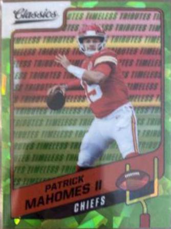 Patrick Mahomes II [Timeless Tributes Green] #91