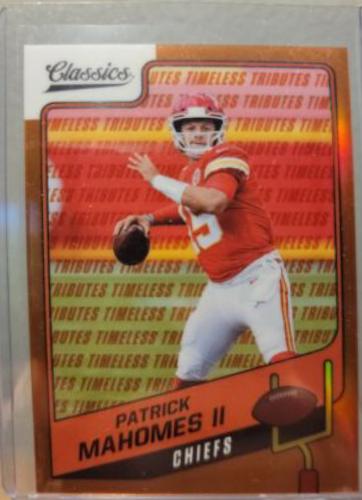 Patrick Mahomes II [Timeless Tributes Orange] #91