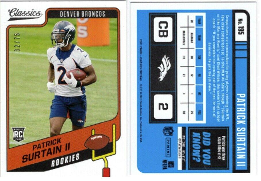 Patrick Surtain II [Blue Back] #195
