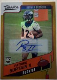 Patrick Surtain II [Premium Edition Significant Signature Gold] #195