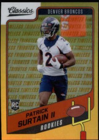 Patrick Surtain II [Premium Edition Timeless Tributes Gold] #195