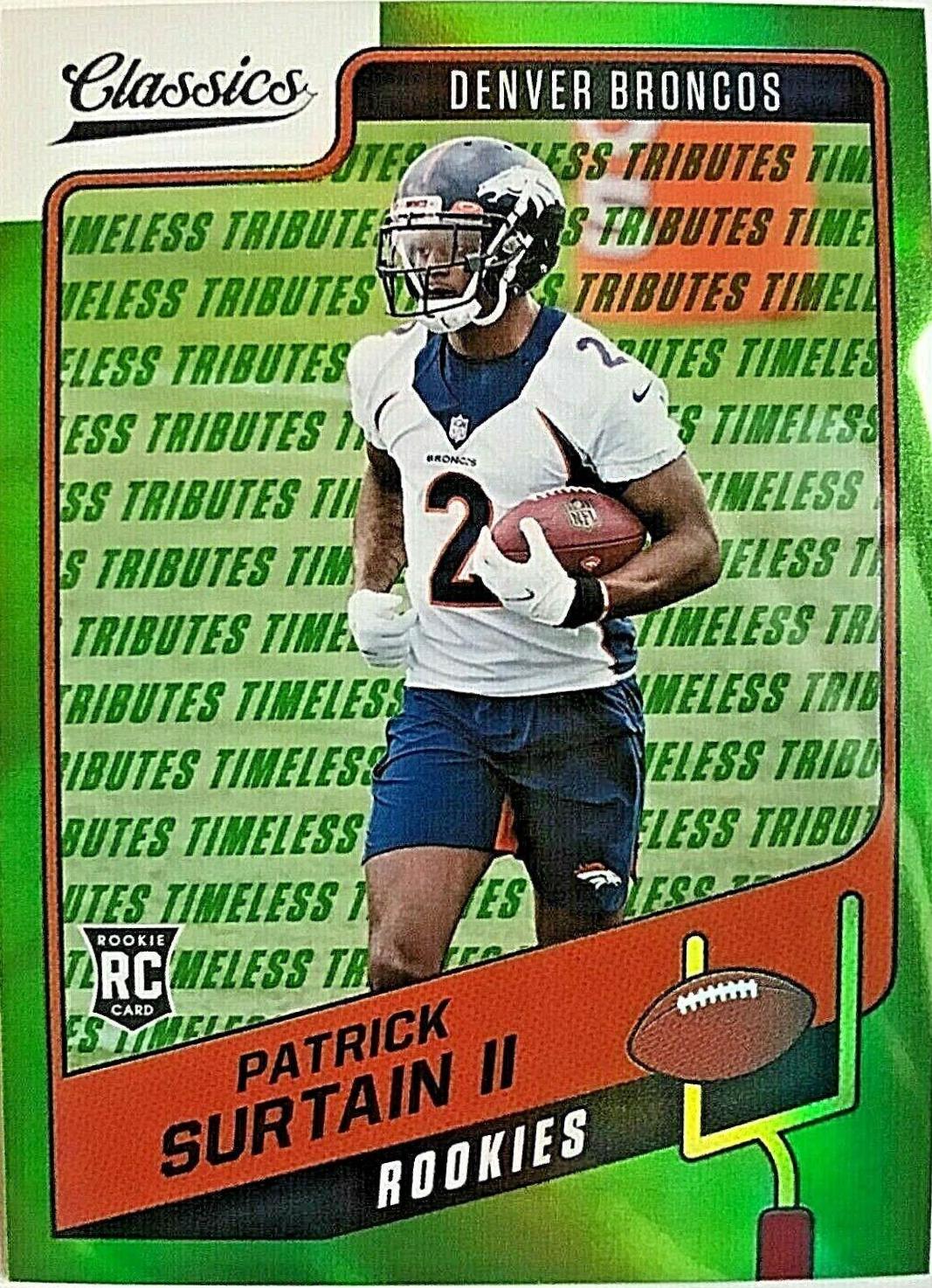 Patrick Surtain II [Premium Edition Timeless Tributes Green] #195