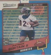 Patrick Surtain II [Timeless Tributes Blue] #195