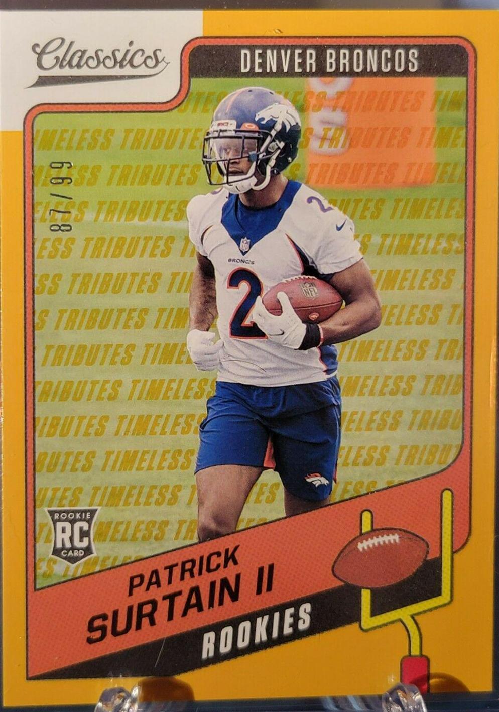 Patrick Surtain II [Timeless Tributes Gold] #195