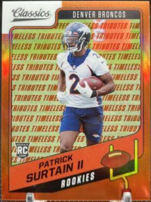 Patrick Surtain II [Timeless Tributes Orange] #195