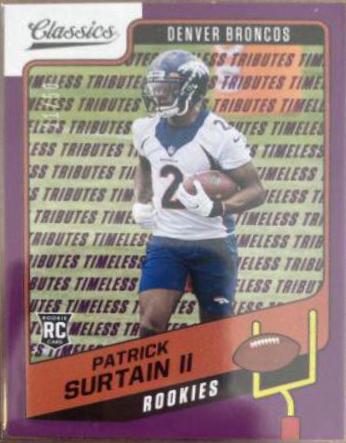 Patrick Surtain II [Timeless Tributes Purple] #195