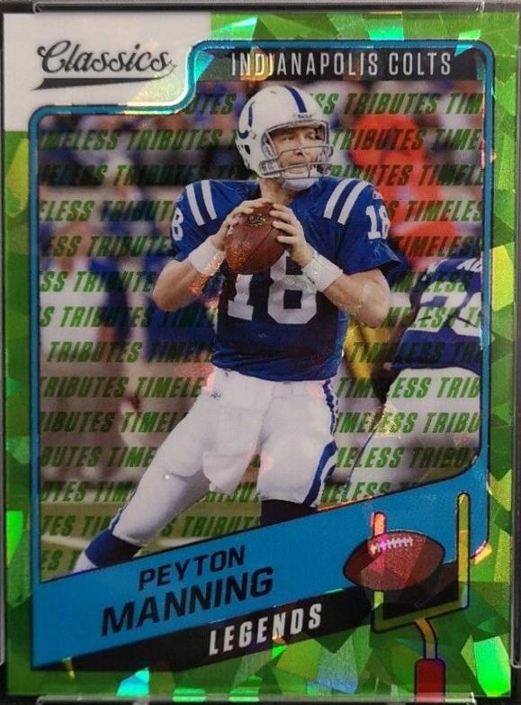 Peyton Manning [H2 Premium Edition Timeless Tributes Green] #114